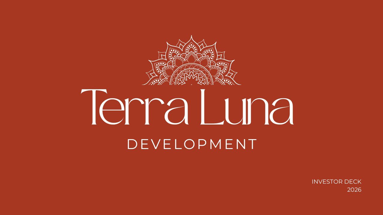 Terra Luna Development investor deck cover